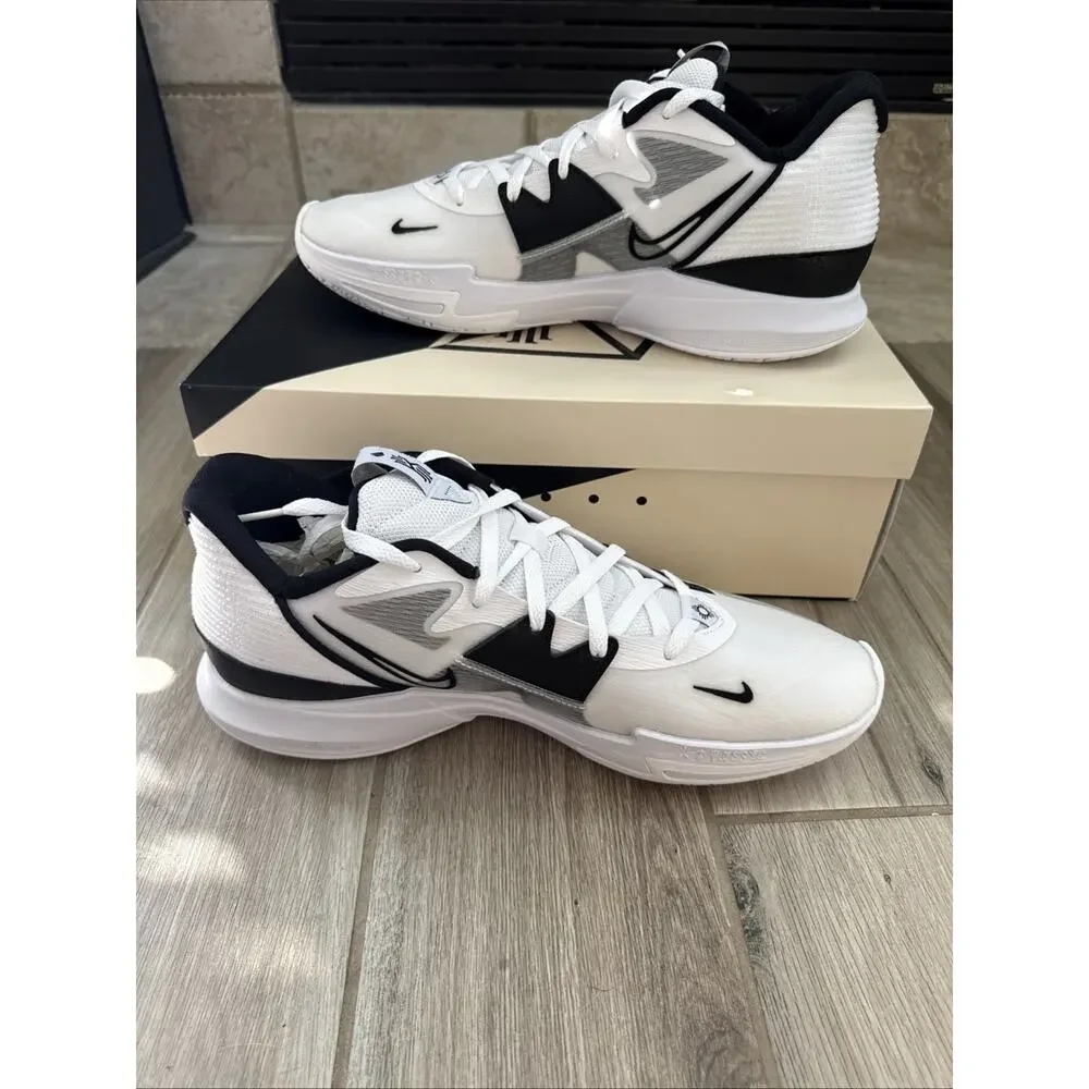 Size 13.5 - Nike Kyrie Low 5 TB Promo White Black DX6651-100 OG Box Hoop Shoe